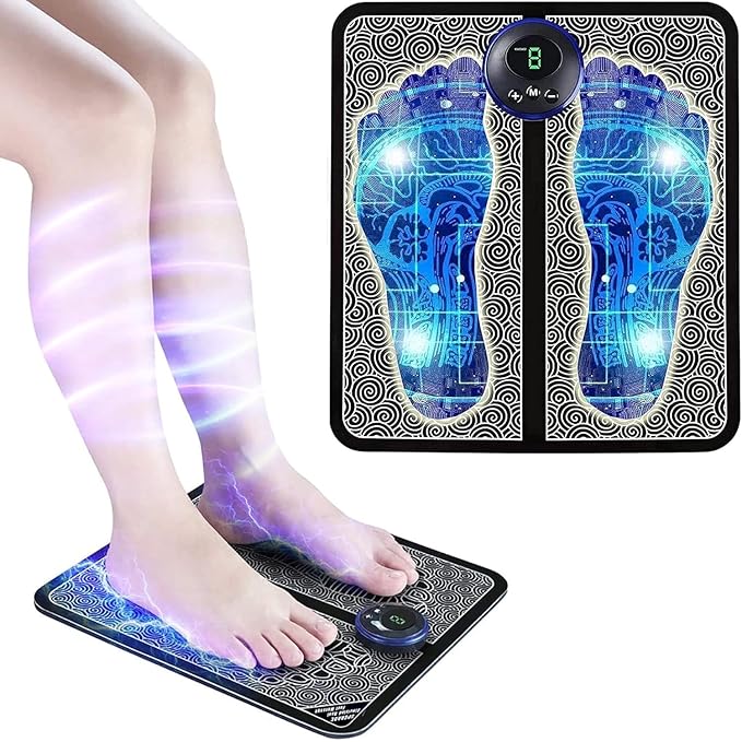 Foot Massager Pain Relief,Wireless Electric Ems Massage Machine Mat