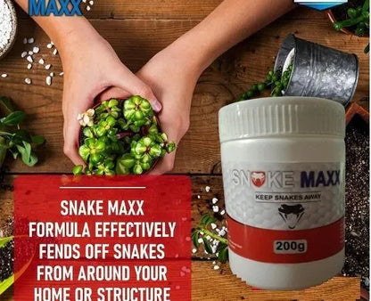 Snake Maxx Non-Toxic Biodegradable Pet-Friendly Snake Repellent Powder (Pack of 2)